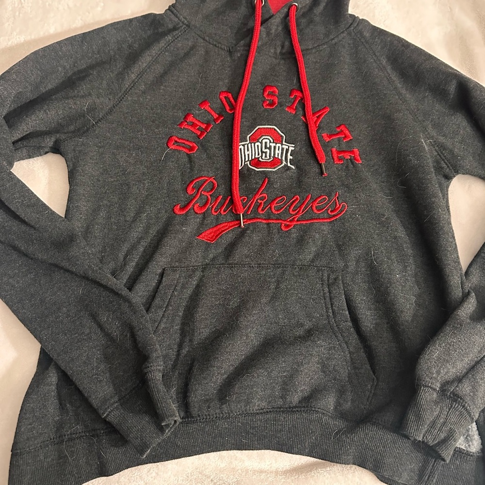 Colosseum Women's Red and Black Hoodie